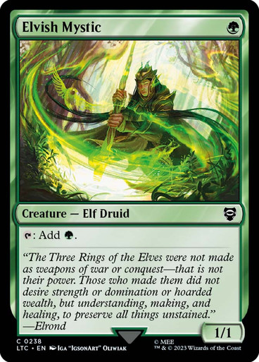 ElvishMystic__24986 Elvish Mystic The Lord of the Rings Commander
