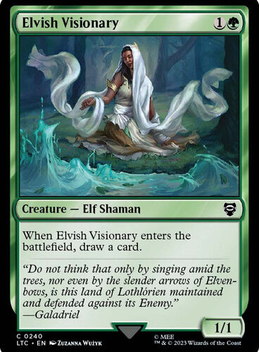 Elvish Visionary The Lord of the Rings Commander