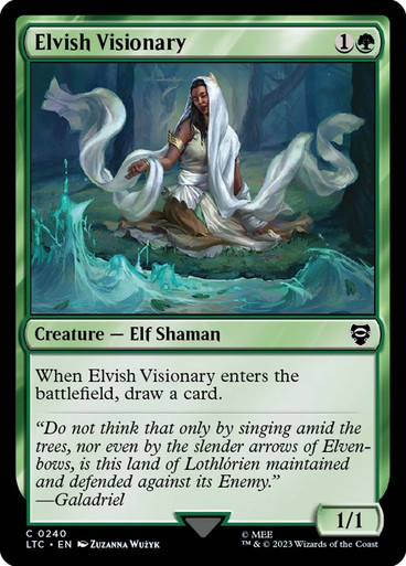 ElvishVisionary__67363 Elvish Visionary The Lord of the Rings Commander