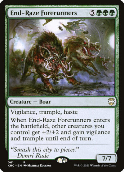 End-Raze Forerunners Kaldheim Commander