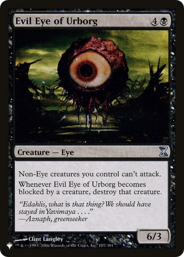 Evil Eye of Urborg - The List Reprints (LIST) Evil Eye of Urborg - The List Reprints (LIST)