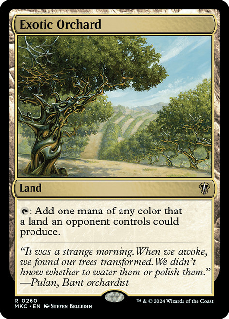 Exotic Orchard Exotic Orchard Murders at Karlov Manor Commander