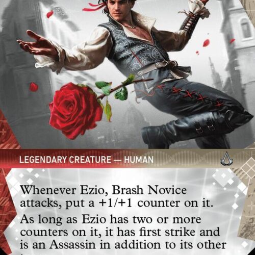Ezio, Brash Novice (Showcase) - Universes Beyond: Assassin's Creed (ACR)