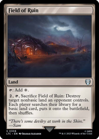 Field of Ruin The Lord of the Rings Commander