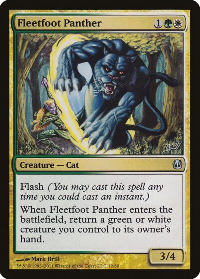 Fleetfoot Panther - Duel Decks Ajani vs. Nicol Bolas (DDH) - Copy Fleetfoot Panther - Duel Decks: Ajani vs. Nicol Bolas (DDH)