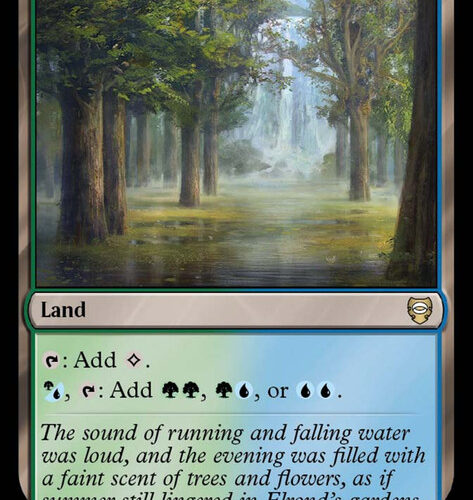 Flooded Grove The Lord of the Rings Commander