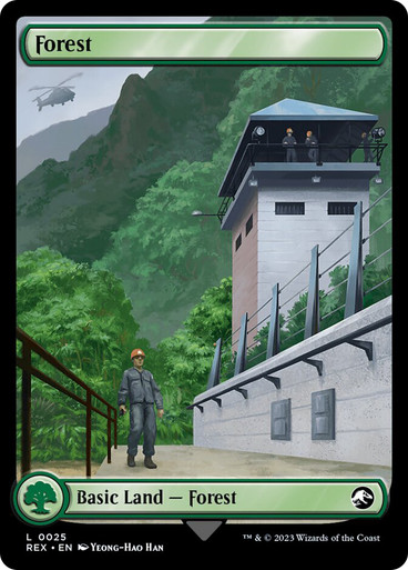 Forest025a__48886 Forest (Full Art) (Reversible) Jurassic World Collection