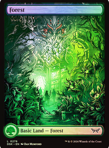 Forest (#276) (Full Art) Duskmourn: House of Horror (Foil)