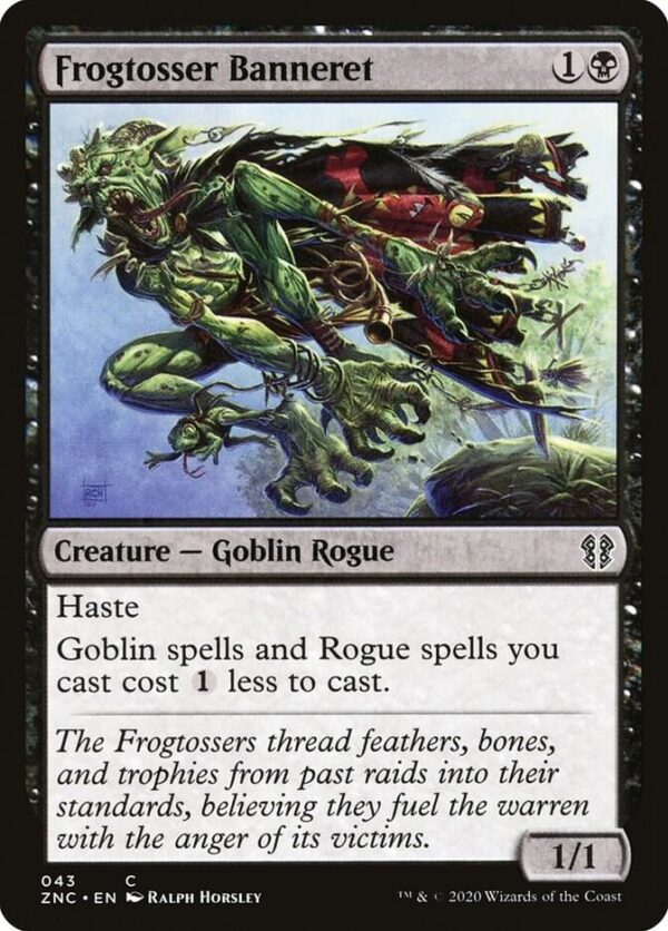 Frogtosser Banneret - Commander Zendikar Rising (ZNC) Frogtosser Banneret - Commander: Zendikar Rising (ZNC)