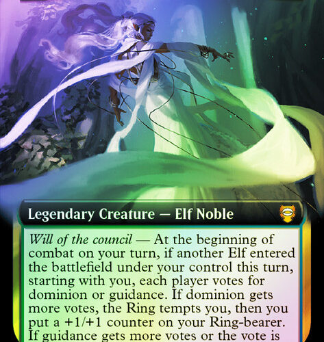Galadriel, Elven-Queen (Extended Art) The Lord of the Rings Commander - Variants (Foil)
