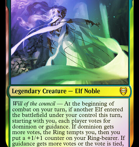 Galadriel, Elven-Queen The Lord of the Rings Commander (Foil)