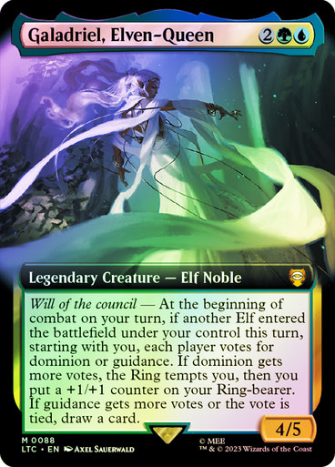 GaladrielElvenQueen088__01478 (1) Galadriel, Elven-Queen (Extended Art) The Lord of the Rings Commander - Variants (Foil)