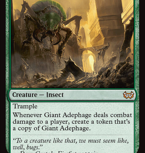 Giant Adephage Duskmourn: House of Horror Commander