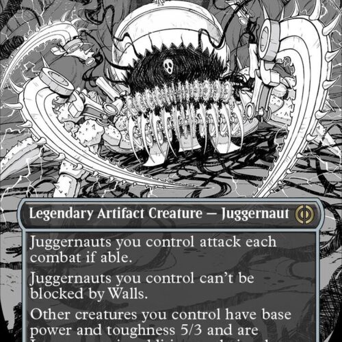 Graaz, Unstoppable Juggernaut (Borderless) - Phyrexia: All Will Be One (ONE)