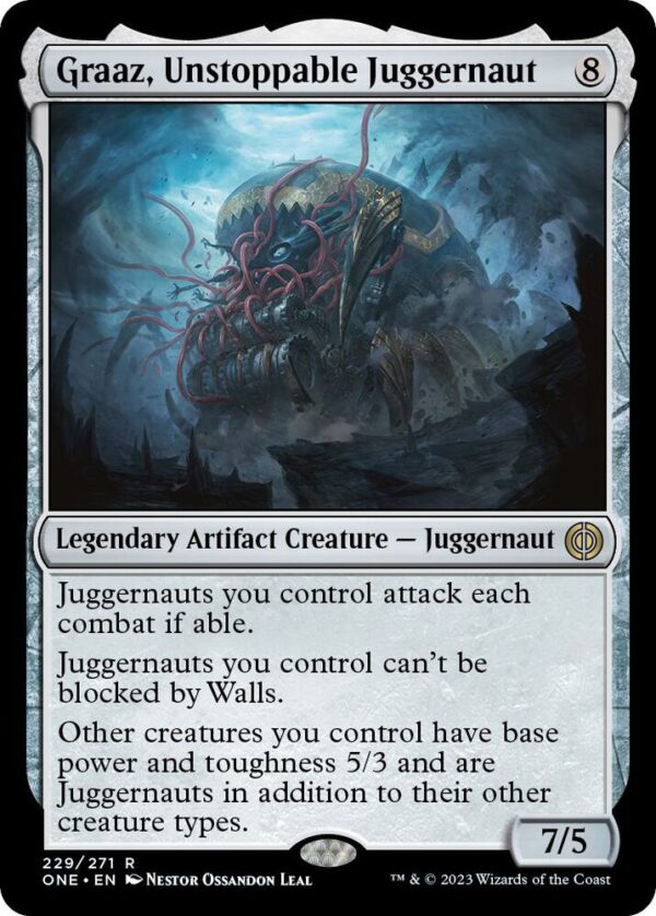 Graaz, Unstoppable Juggernaut - PhyrexiaAll Will Be One (ONE) Graaz, Unstoppable Juggernaut - Phyrexia: All Will Be One (ONE) FOIL