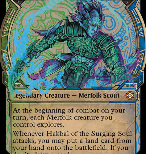 Hakbal of the Surging Soul (Showcase) The Lost Caverns of Ixalan Commander - Variants