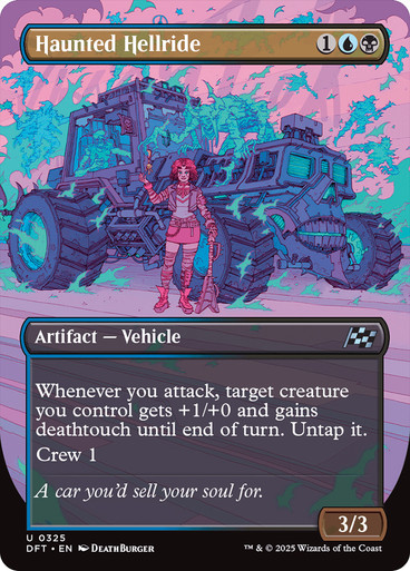 Haunted Hellride (Borderless) - Aetherdrift (DFT)