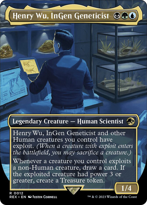 HenryWuInGenGeneticist__78460 Henry Wu, InGen Geneticist (Borderless) Jurassic World Collection