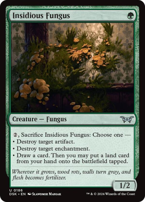 Insidious Fungus - DuskmournHouse of Horror (DSK) Insidious Fungus - Duskmourn: House of Horror (DSK)