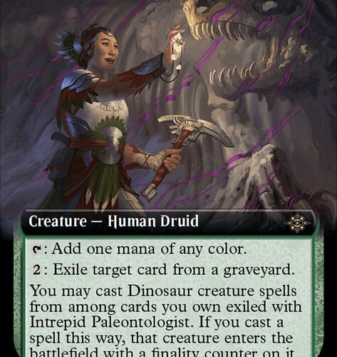 Intrepid Paleontologist (Extended Art) The Lost Caverns of Ixalan - Variants