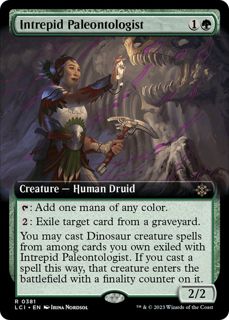 IntrepidPaleontologist381__37193 Intrepid Paleontologist (Extended Art) The Lost Caverns of Ixalan - Variants