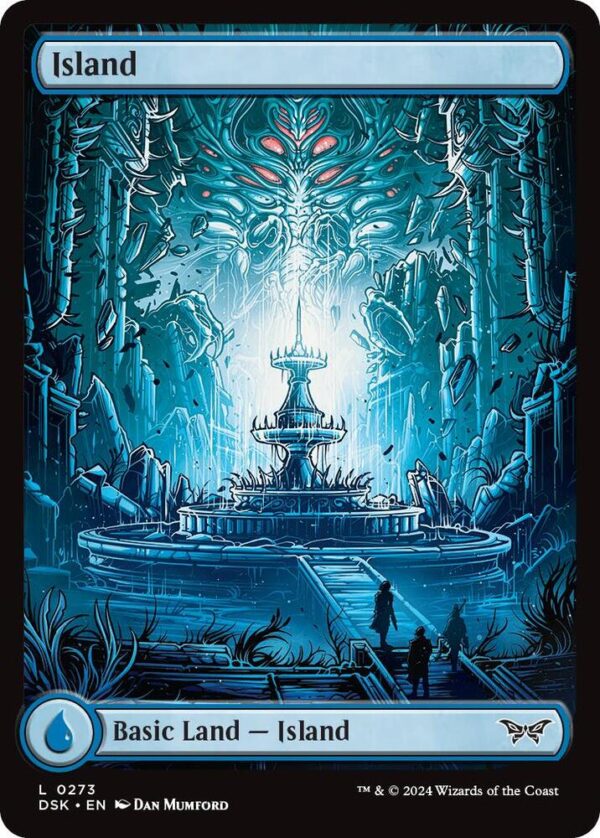 Island (0273) - Full Art - Duskmourn: House of Horror (DSK)