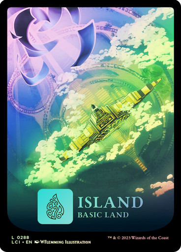 Island288__50367 Island (#288) (Full Art) The Lost Caverns of Ixalan (Foil)