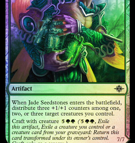 Jade Seedstones // Jadeheart Attendant The Lost Caverns of Ixalan