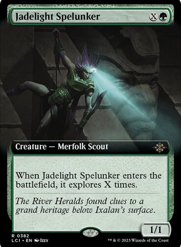 Jadelight Spelunker (Extended Art)   The Lost Caverns of Ixalan - Variants