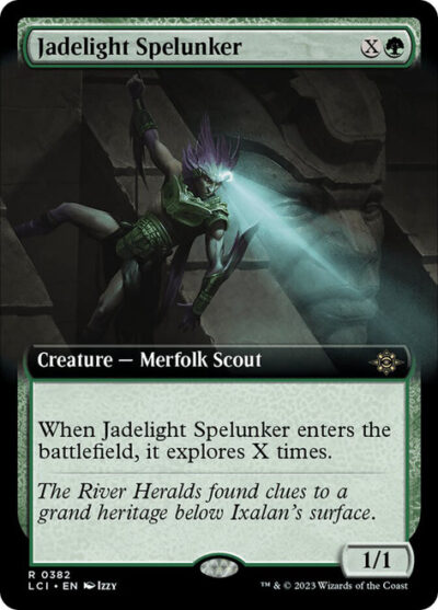 JadelightSpelunker382__25929 Jadelight Spelunker (Extended Art) The Lost Caverns of Ixalan - Variants