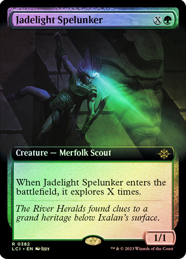 JadelightSpelunker382__43125 Jadelight Spelunker (Extended Art) The Lost Caverns of Ixalan - Variants