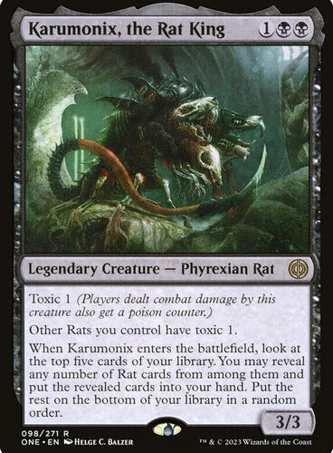 Karumonix, the Rat King Phyrexia: All Will Be One