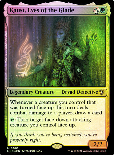 Kaust, Eyes of the Glade Murders at Karlov Manor Commander (Foil)