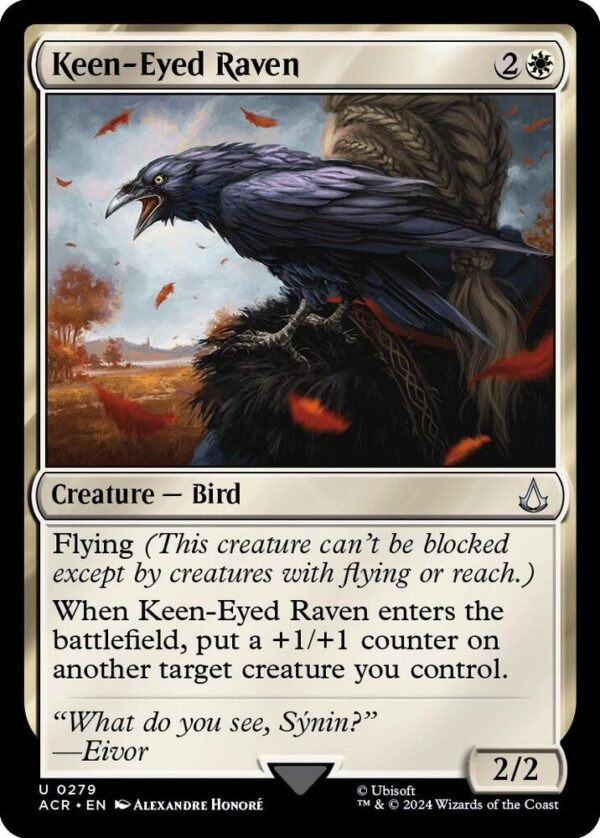 Keen-Eyed Raven - Universes Beyond Assassin's Creed (ACR) Keen-Eyed Raven - Universes Beyond: Assassin's Creed (ACR)