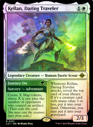 Kellan, Daring Traveler // Journey On The Lost Caverns of Ixalan (Foil)