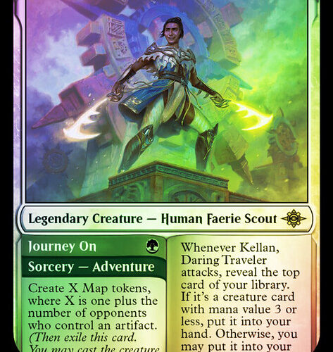 Kellan, Daring Traveler // Journey On The Lost Caverns of Ixalan (Foil)