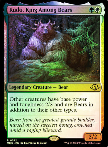 Kudo, King Among Bears Modern Horizons 3 (Foil)