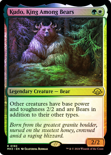 Kudo, King Among Bears Modern Horizons 3 (Foil)