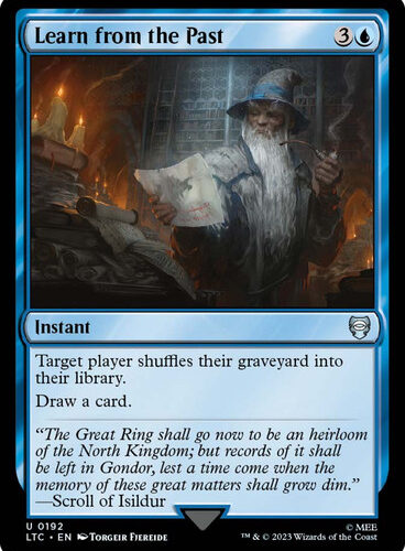 Learn from the Past The Lord of the Rings Commander