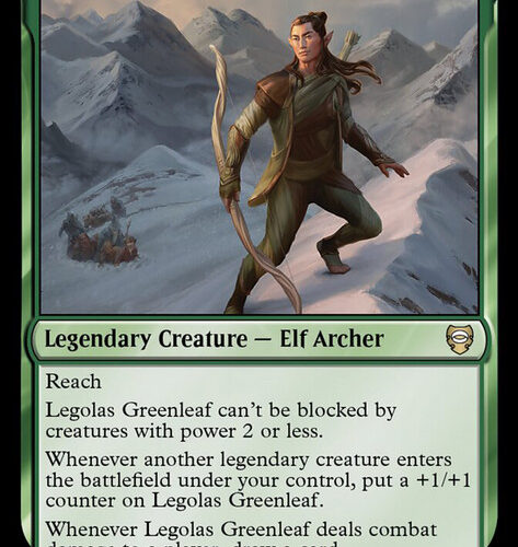 Legolas Greenleaf The Lord of the Rings Commander