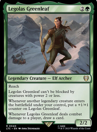 Legolas Greenleaf The Lord of the Rings Commander