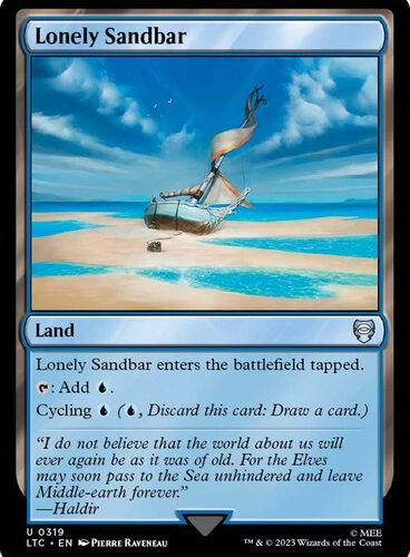 Lonely Sandbar The Lord of the Rings Commander