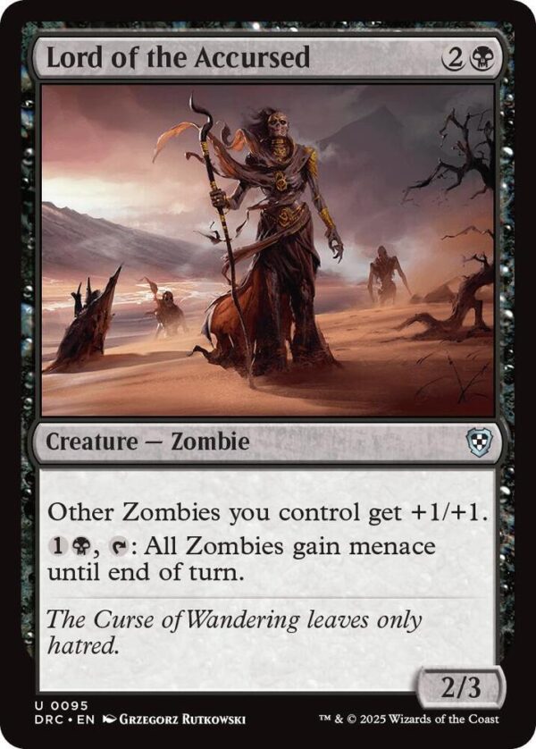 Lord of the Accursed - Commander Aetherdrift (DRC) Lord of the Accursed - Commander: Aetherdrift (DRC)