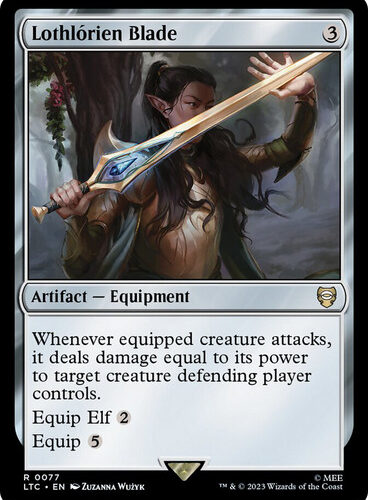 Lothlorien Blade The Lord of the Rings Commander