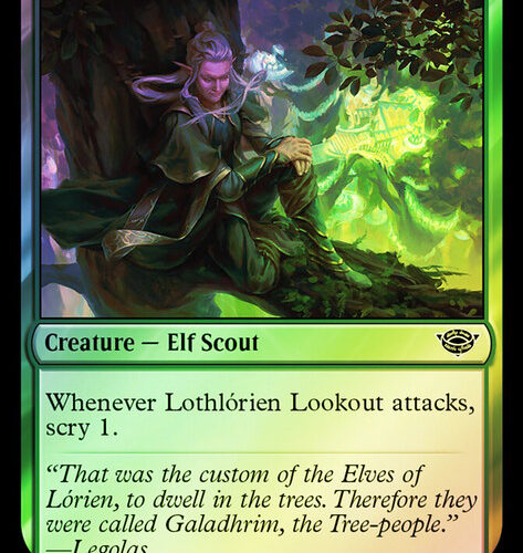 Lothlorien Lookout The Lord of the Rings foil