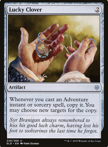 Lucky Clover - Throne of Eldraine (ELD)