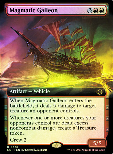 Magmatic Galleon (Extended Art) The Lost Caverns of Ixalan - Variants (Foil)