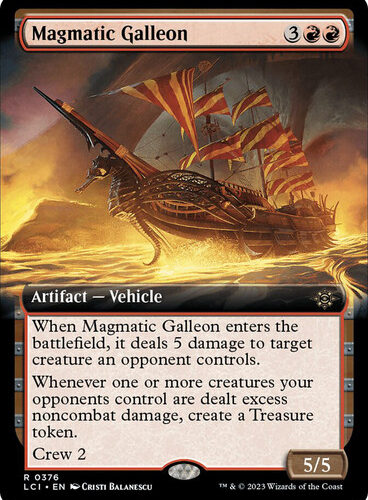 Magmatic Galleon (Extended Art) The Lost Caverns of Ixalan - Variants