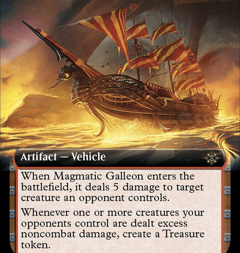 Magmatic Galleon (Extended Art) The Lost Caverns of Ixalan - Variants