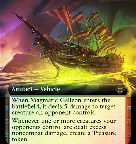 Magmatic Galleon (Extended Art) The Lost Caverns of Ixalan - Variants (Foil)